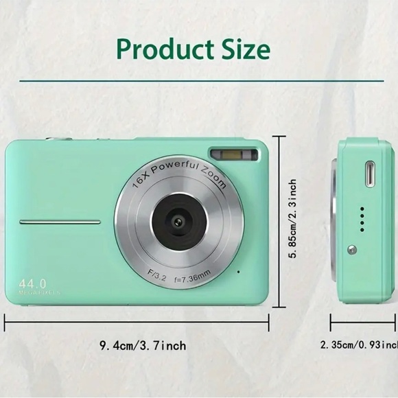 NEW Student Digital Camera 16X Zoom 2.4 Inch Screen Student Mini Digital Camera - Picture 9 of 9